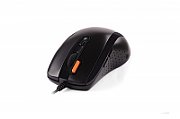 MOUSE A4tech, PC sau NB, cu fir, USB, optic, 1600 dpi, butoane/scroll 7/1, buton selectare viteza, negru,  N-70FX-BK  (include TV 0.15 lei)