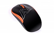MOUSE A4tech, PC sau NB, wireless, 2.4GHz, optic, 1000 dpi, butoane/scroll 3/1, , negru / portocaliu,  G3-300N-BO  (include TV 0.15 lei)