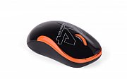 MOUSE A4tech, PC sau NB, wireless, 2.4GHz, optic, 1000 dpi, butoane/scroll 3/1, , negru / portocaliu,  G3-300N-BO  (include TV 0.15 lei)