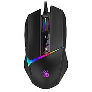 MOUSE A4tech, gaming, cu fir, USB, optic, 8000 dpi, butoane/scroll 8/1, iluminare, butoane programabile, negru,  J95S  (include TV 0.15 lei)