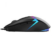 MOUSE A4tech, gaming, cu fir, USB, optic, 8000 dpi, butoane/scroll 8/1, iluminare, butoane programabile, negru,  J95S  (include TV 0.15 lei)