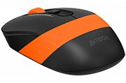 MOUSE A4tech, gaming, wireless, 2.4GHz, optic, 2000 dpi, butoane/scroll 4/1, buton selectare viteza, negru / portocaliu,  FG10 Orange  (include TV 0.15 lei)