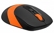 MOUSE A4tech, gaming, wireless, 2.4GHz, optic, 2000 dpi, butoane/scroll 4/1, buton selectare viteza, negru / portocaliu,  FG10 Orange  (include TV 0.15 lei)