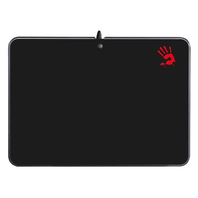 Mouse PAD A4Tech,  RGB Gaming , gaming, cu led, cauciuc si material textil, 358 x 256 x 2.6 mm, negru,  MP-50RS 