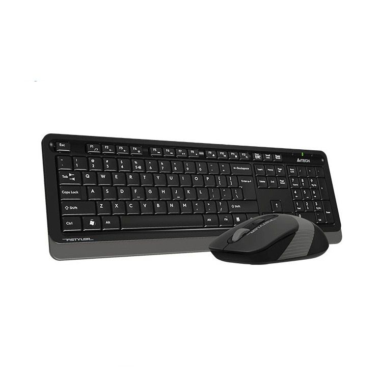Kit Tastatura si Mouse A4Tech FG1010, wireless, Grey_2
