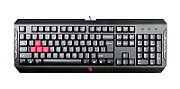 TASTATURA A4TECH - gaming,  Bloody gaming , cu fir 1.8m, 106 taste, format standard , USB, negru,  Q100  (include TV 0.75 lei)