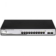 Switch D-Link DGS-1210-10P, 8 porturi 10 / 100 / 1000 MBs