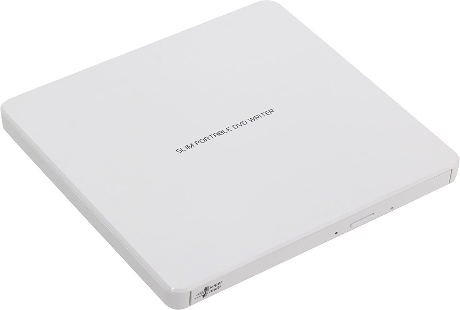 HLDS GP60NW60 DVD-Writer ultra slim external USB 2.0 white