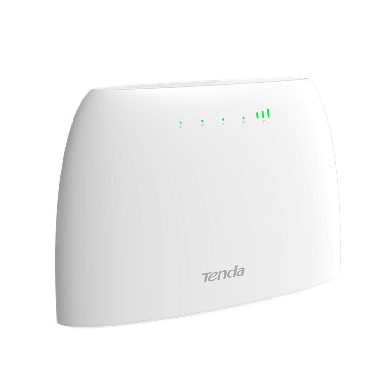 Tenda Wireless Router Tenda, 4G03 N300 wireless router Fast Ethernet Single- band (2.4 GHz) 3G 4G White, 4G/3G standards: FDD LTE,TDD-LTE,WCDMA, Max 4G speed: DL:150Mbps, UL:50Mbps, Wi-Fi standards: 802.11b/g/n, Wi-Fi speed: 2.4GHz:300Mbps, Interface: 1 × 10/100 Mbps LAN/WAN Port, 1 × 10/100Mbps LAN