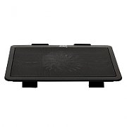 STAND SPACER notebook 15.6 , sita metal, fan 14cm cu led albastru, black,  SP-NC19 /45504838 (include TV 0.75 lei)