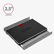 Adaptor RHD-125S pentru montarea unui HDD/SSD 2.5  in slot 3,5 , gri