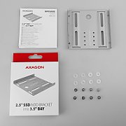 Adaptor RHD-125S pentru montarea unui HDD/SSD 2.5  in slot 3,5 , gri