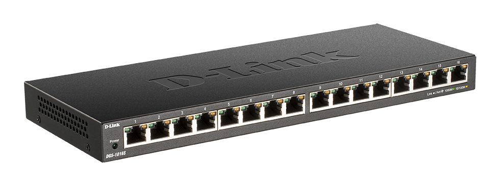 Switch D-Link DGS-1016S/E, 16 porturi 10 / 100 / 1000 MBs