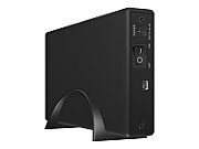 ICYBOX IB-377-C31 IcyBox External 3,5 HDD/SSD Case SATA III, USB 3.1 Type-C, Black
