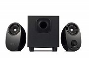 BOXE EDIFIER 2.1, RMS:   34W (2 x 8W, 1 x 18W), bluetooth, volum, bass raport semnal-zgomot: #25dBA, frecventa raspuns - sateliti: 210Hz - 20kHz, black,  M201BT   (include TV 3 lei)