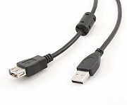 CABLU USB2.0 la USB2.0 SPACER prelungitor, 3m, (AM/AF), black  SPC-USBAM-AF10  (include TV 0.15 lei)