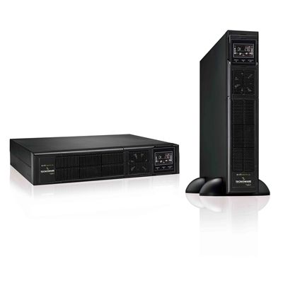 UPS EVO DSP PLUS 1,200 RACK TOWER - Power 1,200 VA PF 0,9. On Line Technology (VFI) DSP, 94% Efficiency, Input / output 230 / 230Vac 50 / 60Hz, IEC Output Sockets