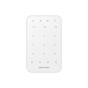 Tastatura wireless AX PRO Hikvision DS-PK1-E-WE, 868MHz two-way Tri-X wireless technology distanta comunicare RF : 1200min camp deschis Stay/away arming, disarming, alarm clearing for anumite zone sau pentru toate zonele One-Push fire alarm, panic alarm, and medical alarm (Silent/Audible alarm