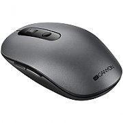 Canyon 2 in 1 Wireless optical mouse with 6 buttons, DPI 800/1000/1200/1500, 2 mode(BT/ 2.4GHz), Battery AA*1pcs, Grey, 65.4*112.25*32.3mm, 0.092kg