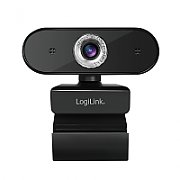 CAMERA WEB LOGILINK senzor. 1080p Full-HD cu rezolutie video 1920x1080 unghi vizualizare  80grade, pivotare 90grade, rotatie 180grade, microfon dual, auto focus, cablu 1.6m,  UA0379  (include TV 0.15 lei)