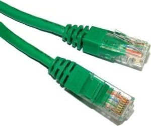 Spacer PATCH CORD UTP SPACER Cat5e, cupru-aluminiu, 0.25 m, verde, AWG26,  SP-PT-CAT5-0.25M-G  (include TV 0.06 lei)