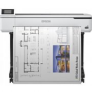 Plotter Epson Surecolor T5100 36 , format A0, 4 culori, rezolutie max 2400 x 1200  DPI, memorie 1GB RAM, limbaje de printare: RTL, HP-GL2, ESC/P, Auto cutter, stand ,ecran tactil 10.9cm, interfata: USB2.0, Retea, WI-FI, consumabile: C13T40C140, C13T40D140, C13T40C240, C13T40D240, C13T40C340