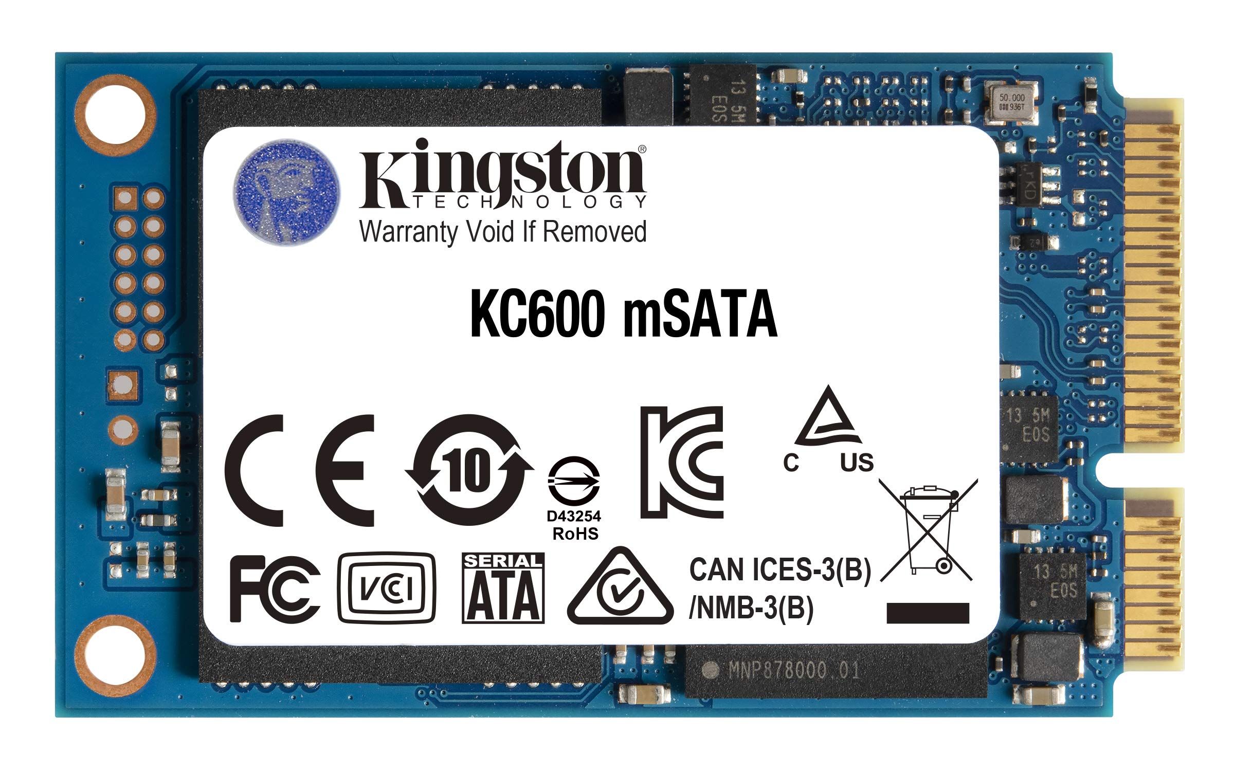 Kingston KINGSTON KC600 1024GB SATA3 mSATA SSD