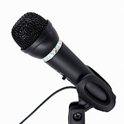 GEMBIRD Condenser microphone with desk-stand black