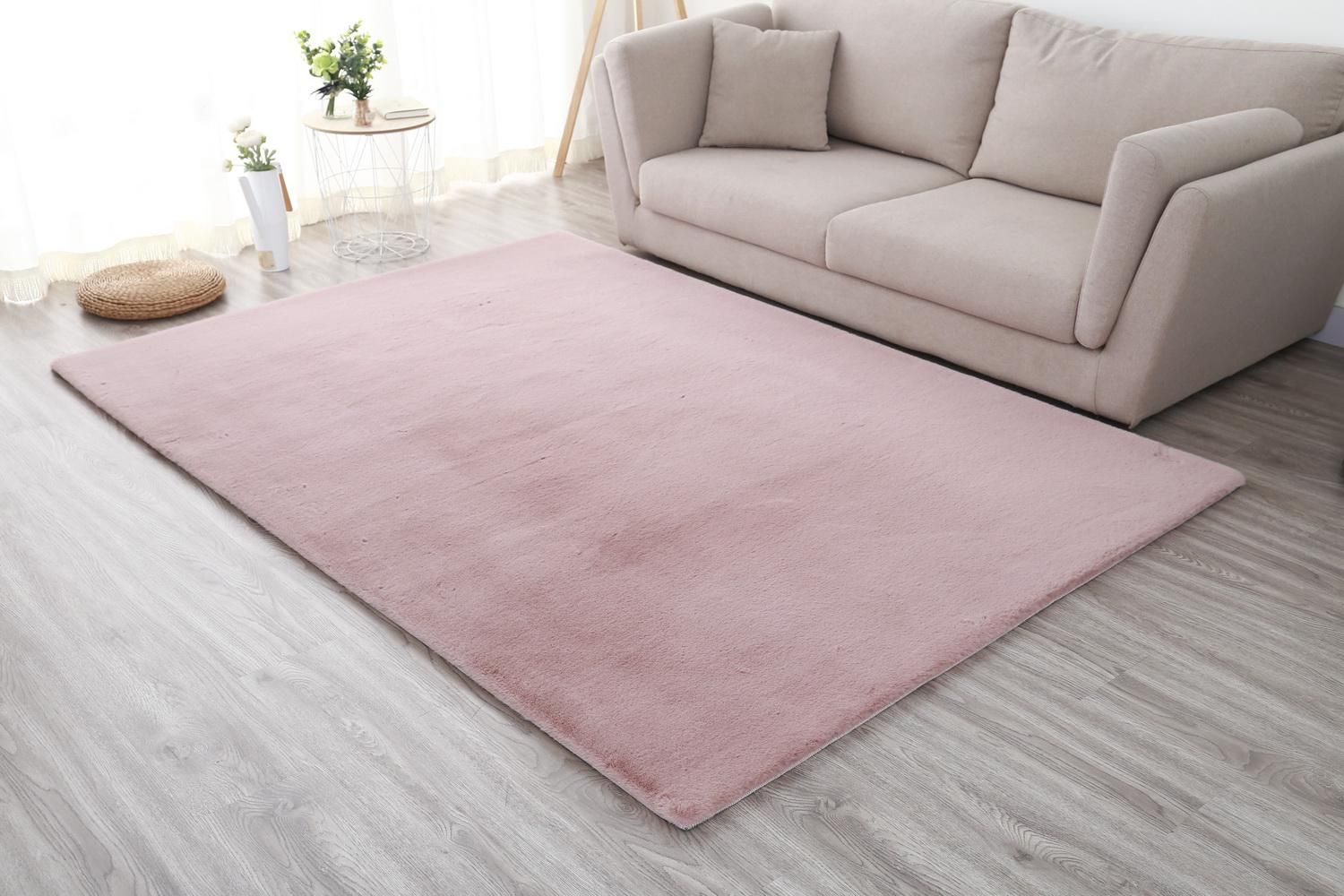 Covor Heinner Shaggy soft blanita Maro 50x90 cm