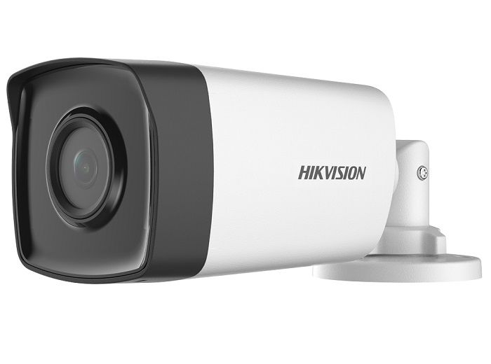 Camera supraveghere Hikvision Turbo HD DS-2CE17D0T-IT3FS(2.8mm), 2MP, microfon audio incorporat, senzor: 2 MP CMOS, rezolutie: 1920 × 1080@ 25fps, iluminare: 0.01 Lux @ (F1.2, AGC ON), 0 Lux cu IR, lentila fixa: 2.8mm, unghi vizualizare: horizontal FOV: 106.4°, vertical FOV: 57.9°, diagonal FOV