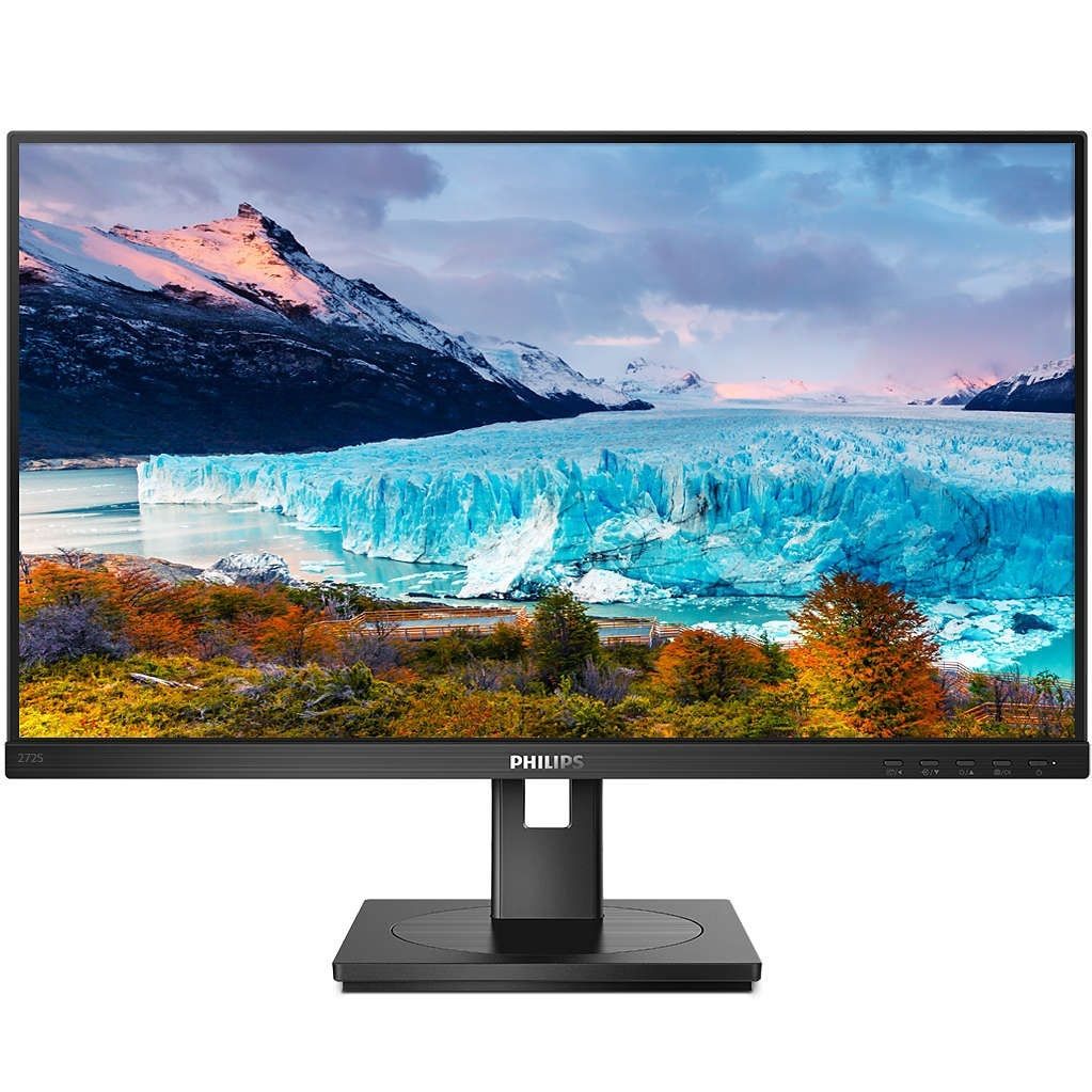 Monitor 27 inch WLED Philips 272S1AE/00 1920 x 1080 pixeli, 75 Hz, 4 ms, Negru