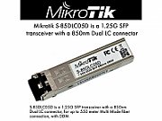 MIKROTIK S-85DLC05D SFP Module 1.25Gb/s LC/UPC 850nm 550m Multimode