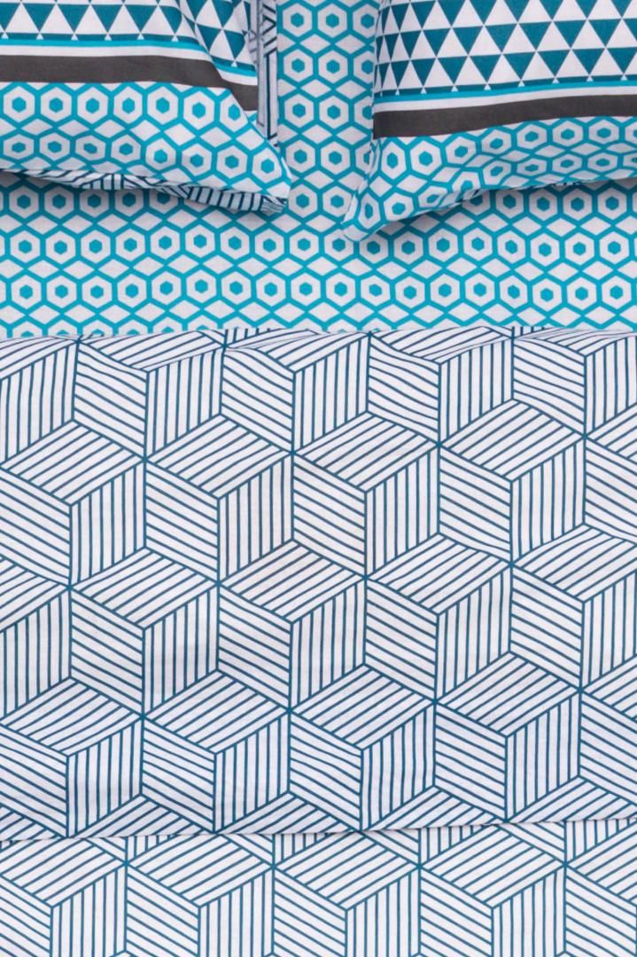 Lenjerie Heinner Dubla BBC 4 piese, 132TC - Clair