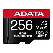 Card de Memorie MicroSD ADATA 256GB, Adaptor SD, Class 10