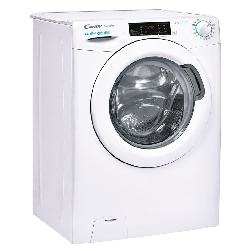 Masina de spalat rufe rufe Candy CSO4 1275TE/1-S, 7 kg, 1200 rpm, 16 programe, Wi-Fi + Bluetooth, Clasa A+++, Alb
