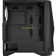  -  Carcasa Aerocool Visor ARGB, Mid-Tower, fara sursa, E-ATX, Black