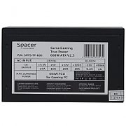 Spacer SURSA SPACER TP600 (600W for 600W GAMING PC), fan 120mm, 1x PCI-E (6), 5x S-ATA, 1x P8 (4+4), retail box,  SPPS-TP-600 , (include TV 1,5 lei)