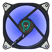 Ventilator Spacer SPFC-120-4P-RGB ,120 x 120 x 25 mm ,2200 RPM ,Negru ,ARGB 