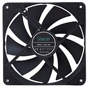 Ventilator Spacer SPFC-140-3P ,140 x 140 x 25 mm ,1400 RPM ,Negru 