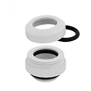 Hydro X Series XF Hardline 12mm OD Fittings Four Pack White
