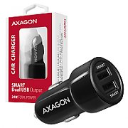 PWC-5V5, Incarcator masina Smart, 5V 2,4A + 2,4A, 24W, Negru