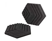 Wave Panels Extension Set — Negru