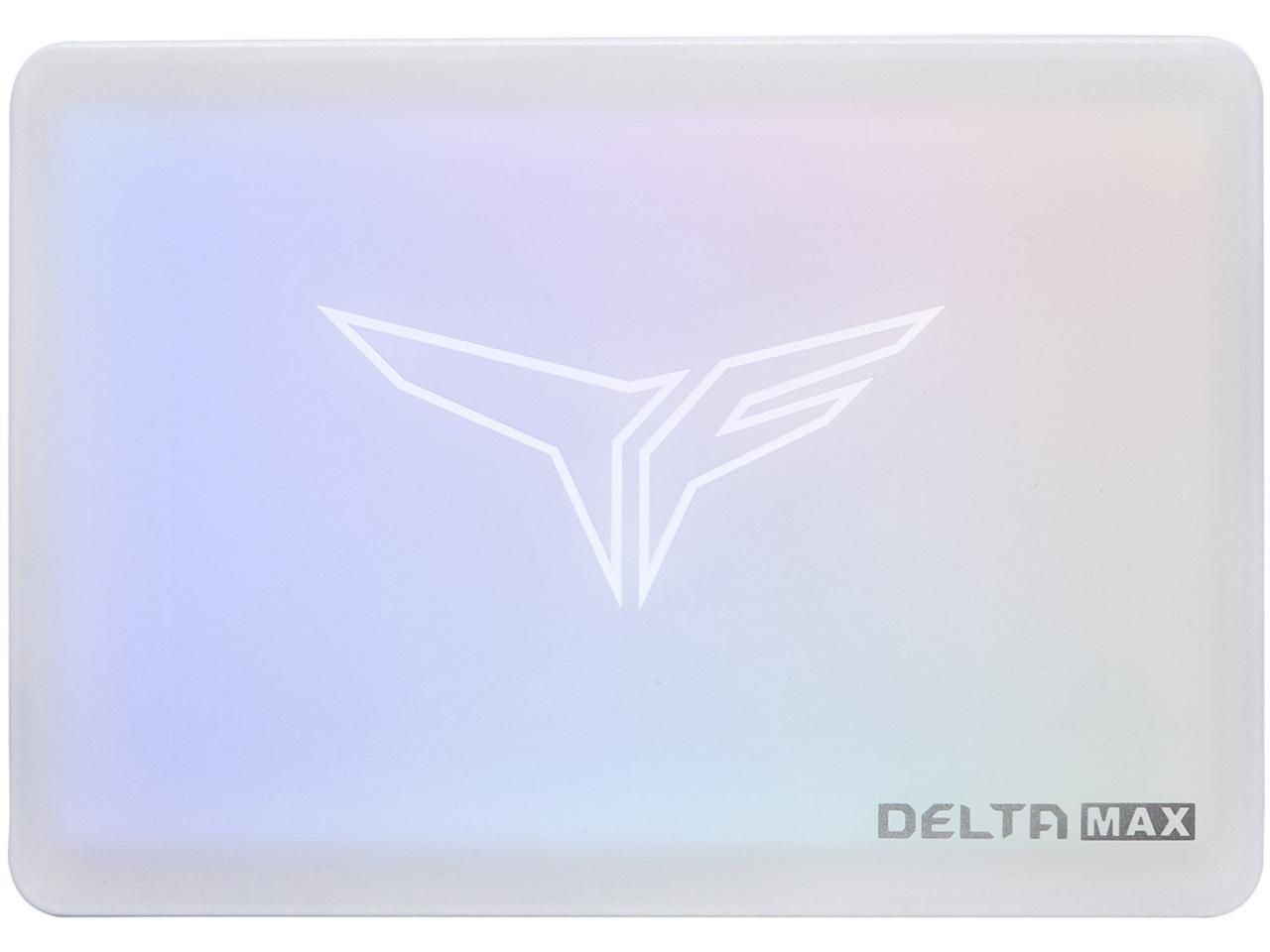 TEAM GROUP T-Force Delta Max RGB SSD 500GB 2.5inch SATA3 560/510 MB/s White