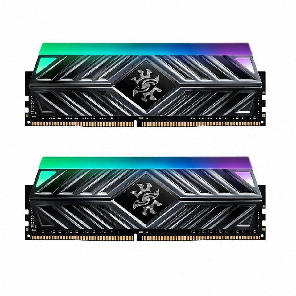 Memorie ADATA XPG Spectrix D41 16 GB DDR4 3200 MHz CL16, kit 2 x 8 GB, XMP 2.0, Gri, RGB
