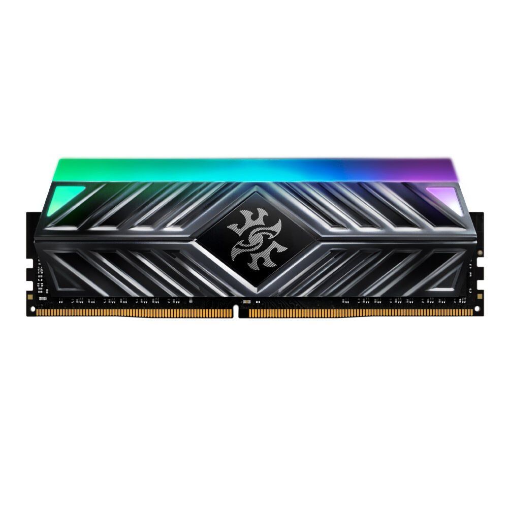 Memorie ADATA XPG Spectrix D41 8 GB DDR4 3200 MHz CL16, XMP 2.0, Gri, RGB