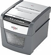 Distrugator automat documente Rexel OPTIMUM  45X ,  45 coli, P4, cross-cut (tip confeti), cos  20 litri, negru-gri,  2020045XEU 