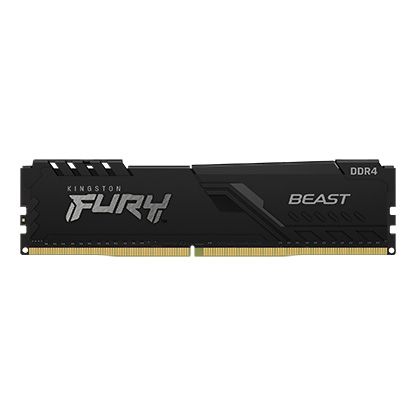 Memorie Kingston FURY Beast 4 GB DDR4 2666 MHz CL16, XMP 2.0, Negru