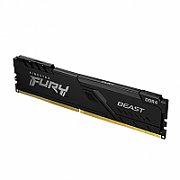 Memorie Kingston FURY Beast 4 GB DDR4 2666 MHz CL16, XMP 2.0, Negru
