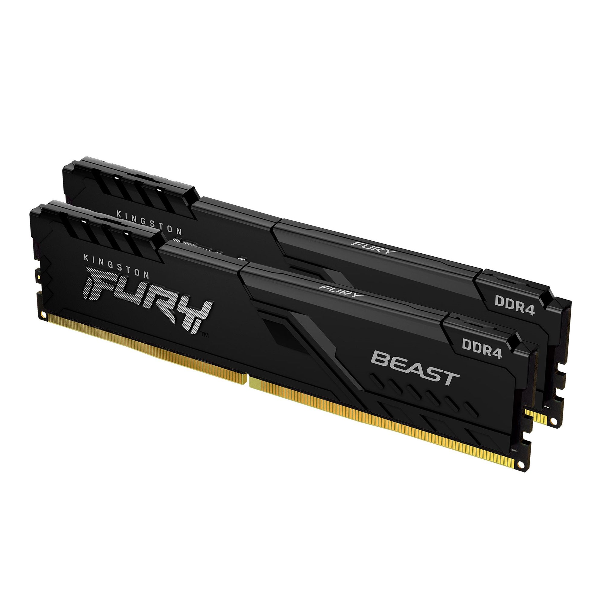 Memorie Kingston FURY Beast 8 GB DDR4 2666 MHz CL16, kit 2 x 4 GB, XMP 2.0, Negru