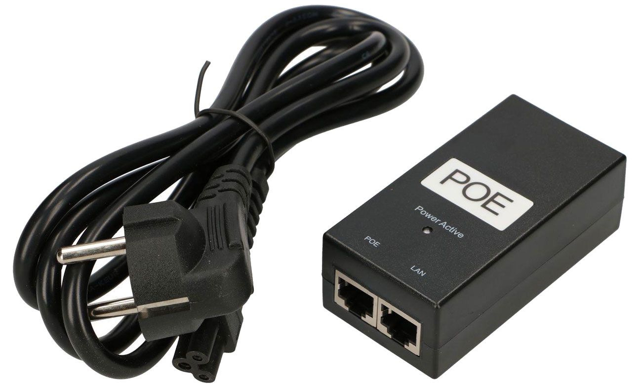 Extralink POE 24V 24W 1A GIGABIT adapter, Intrare: 100-240V AC 50/60Hz, Iesire: 24.0V 1000mA, Pini: PIN 4, 5+, PIN 7, 8 - Return, Conectori: 2 x RJ-45 (ecranat), Port Ethernet: 10/100/1000 Mbps.